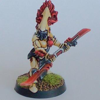 exarque banshee eldar by allan c