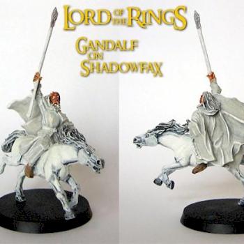 Gandalf on Shadowfax by Mario Rodea