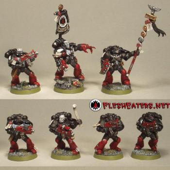 FLESH EATERS Tactical Squad Minuos by Chaplain Desmodus