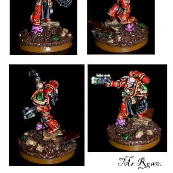 Blood Angels Space Marine Veteran Sargent by Mr Rowe