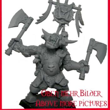 Warhammer fantasy Orks Black Orc Schwarzorks warboss by Beowahr