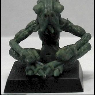 Meditating Lesser Cthulhu by Kyte