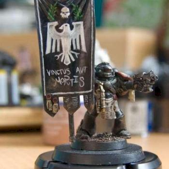 Raven Guard Standard Bearer by Mooseh