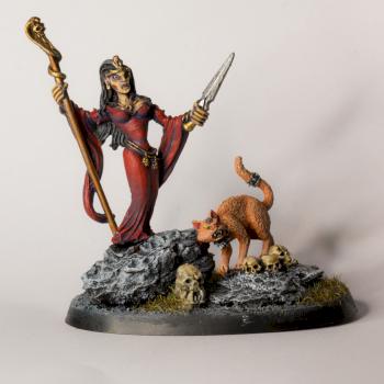 Neferata and Bastet by El Gonzo Miniatures