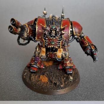 Word Bearers Hellbrute Dreadnought by Arkhan IceSkull