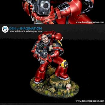 Large scale Imperial Space Marine by DEN of IMAGINATION