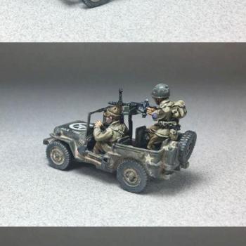 Warlord Games US Willis Jeep with US Infantry Crew by gowestover