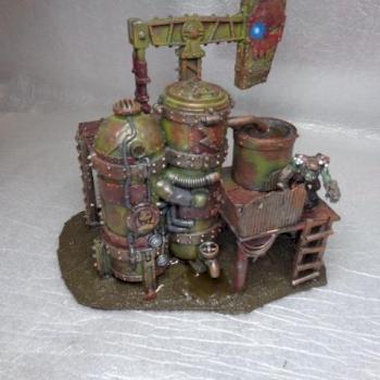 kill team octarius ork oil rig by thecat