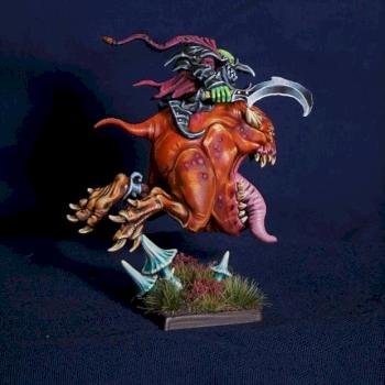 Goblin Boss on Giant Cave Squig by Kaiul