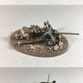 Warlord Games US 57MM AT Gun and Crew by gowestover