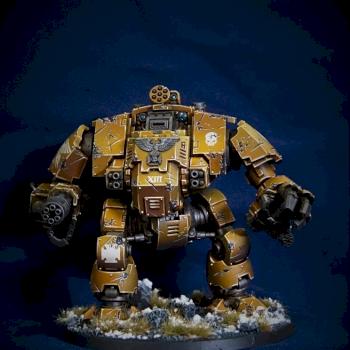 Imperial Fists Redemptor Dreadnought by Kaiul