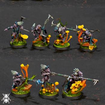 Kroot Mercenaries Kill Team by MaybugM