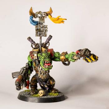 Big boss ork by El Gonzo Miniatures