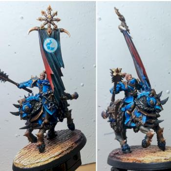 Chaos Knight Standard-bearer by gohkm