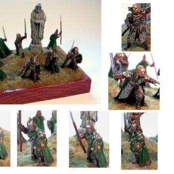 Games Workshop LOTR Rohan Royal Guard by darkrealm miniatures