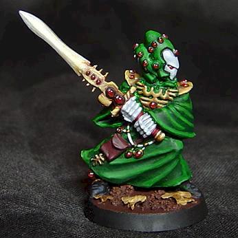 Eldar Biel Tan Warlock by paintwidow