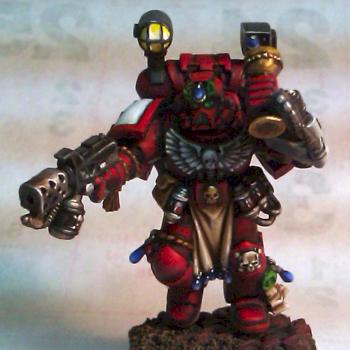 Sanguinary Priest with Hand Flamer by Lord Putridus