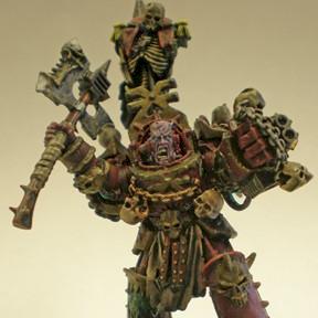 Forgeworld Chaos Space Marine, Khorne Terminator Lord Zhufor by RedStickStudio