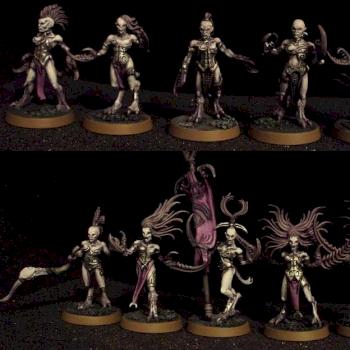 Chaos Daemonettes by izzy_40k_painting