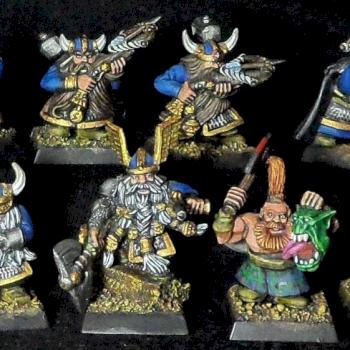 Dwarf Treasure Hunters Mordheim band by Szymek