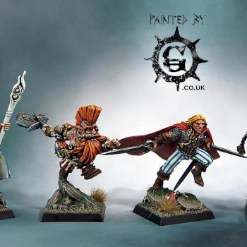 Gortek, Felix, Snorri, Max & Ulrika by Painted By-g