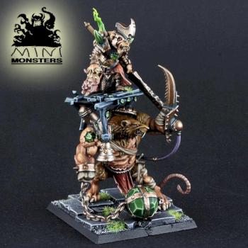 Skaven Warlord on Bonebreaker by dargo000