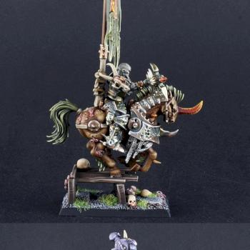 Chaos Nurgle BSB on Steed by dargo000