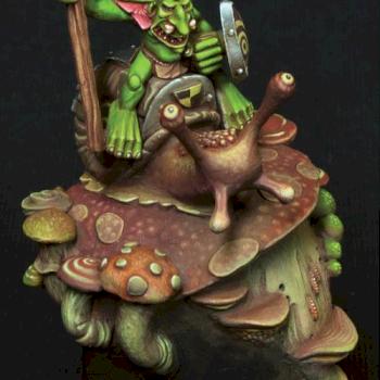 Goblin snail rider by In The Middle