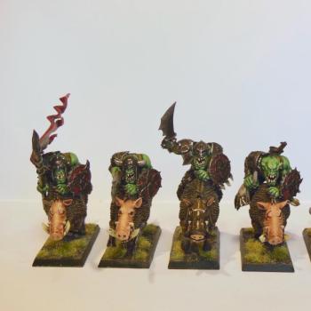 Orc Boar Boyz by philheckler