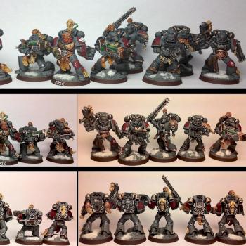 Space Wolves, grey hunters by The Ninth Host