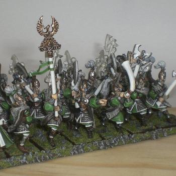 High Elf White Lions & Battle Standard Bearer (BSB) by cb_rex