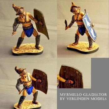 Verlinden Models - Myrmillo Gladiator by raperm