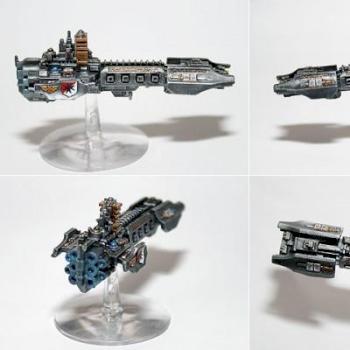 BFG Grey Knight Strike Cruiser by michaelharmon