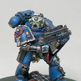 Ultramarine tyrannic war veteran by darkartminiatures