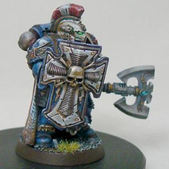 Ultramarine  Master of the chapter by darkartminiatures