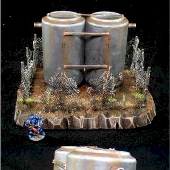 Fuel / Pump Station Terrain for 40K or other by CaptNarcissisto