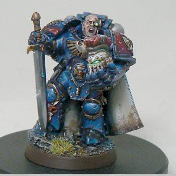 Ultramarine  Master of the chapter by darkartminiatures