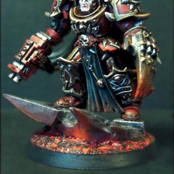 Chaos Lord in terminator armour by hckling