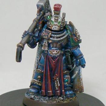 Ultramarine  Master of the chapter by darkartminiatures