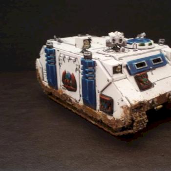 Pre heresey world eaters rhino by TartanArmy