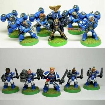 Old school Ultramarines - army pics by wereweevil