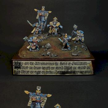 Marneus Calgar with Honor Guard by grimgor poland