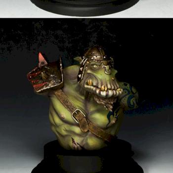 Figone Ork Bust by ichibanpainting