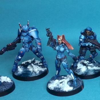 Infinity PanOceania IceStorm army by d|b