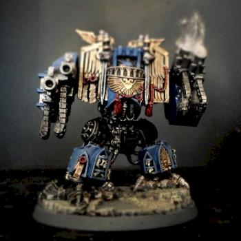 Ultramarines dreadnought Mortis pattern by Blacky83