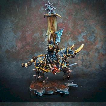 Chaos Undivided Banner Bearer by grimgor poland