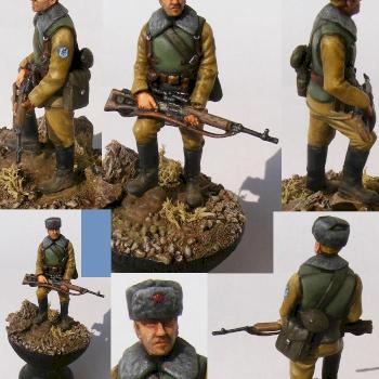 Soviet sniper, Afghanistan, 54mm by Freddy H2