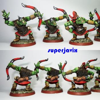 Warhammer Orcs with Bows by superjavix