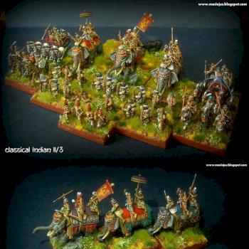 Classical Indian 15mm DBA army by Maciejus_exe