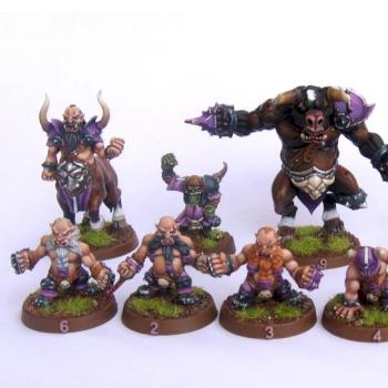 Chaos Dwarf blood bowl team #2 by Pixmen